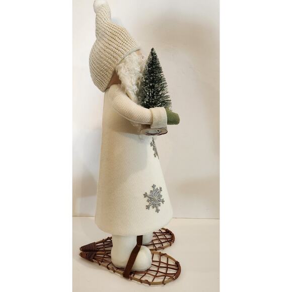 ST  NICHOLAS SQUARE Jingling Juniper Santa Cream Green Lighted Christmas Tree - Picture 9 of 12